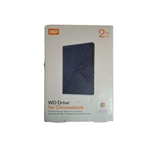 Western Digital WDBB7B0020BBL-WEWM 2TB External Drive for Chrome